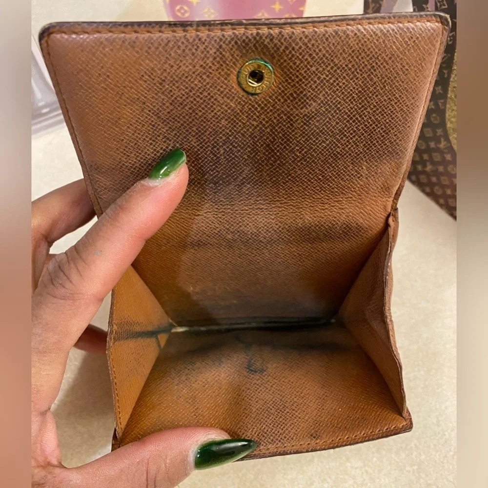 LOUIS VUITTON Monogram Portefeuille Elise Double-Sided Compact Wallet, FUC